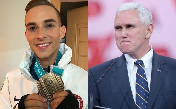 Adam Rippon says he would “totally” speak to Mike Pence now
