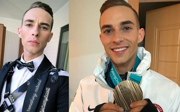 Adam Rippon wore a leather harness on the Oscars red carpet