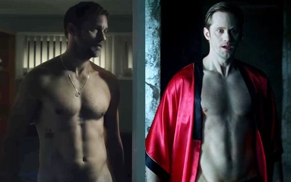Alexander Skarsgård almost channelled his True Blood character in gay BDSM romance Pillion