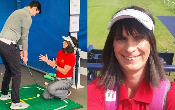 A transgender golf coach faces abuse while giving lessons at The Open