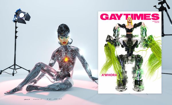 A’Whora spills the T on Drag Race UK and her plans to “f**k” up the fashion industry as she covers GAY TIMES Magazine