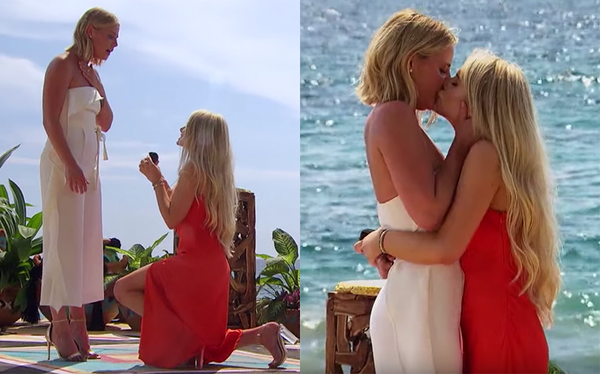 Bachelor franchise makes history with first ever same-sex proposal