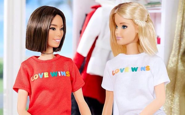 Barbie has officially come out in support of same-sex marriage