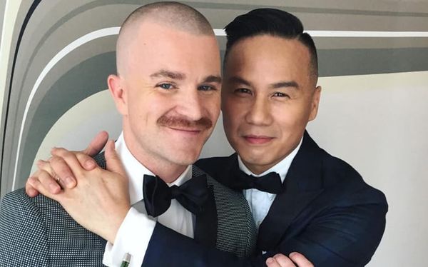 Jurassic World star BD Wong has married his long-term partner