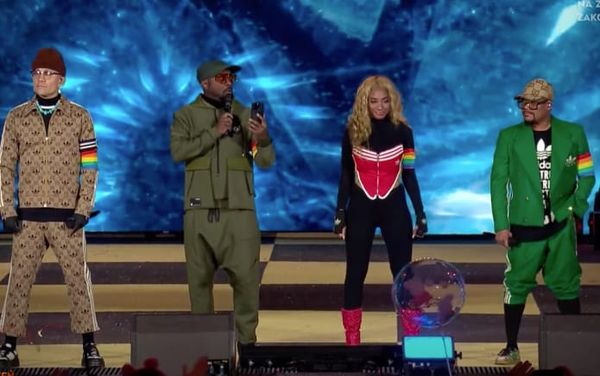 Black Eyed Peas show support for the LGBTQ+ community during NYE show in Poland