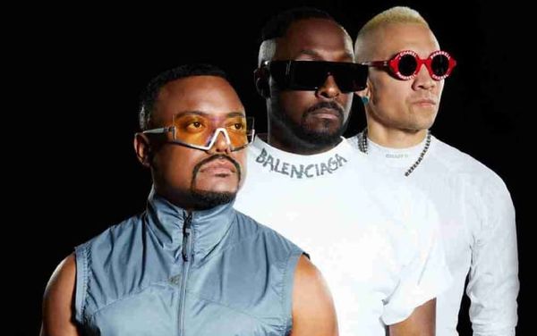 Black Eyed Peas reflect on wearing rainbow armbands during their NYE show in Poland