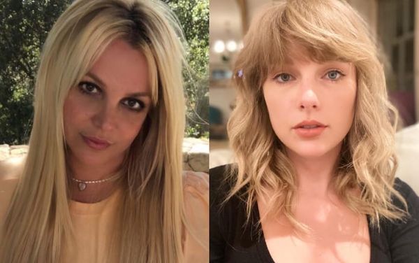 Britney Spears reflects on the first time she met Taylor Swift with a throwback photo