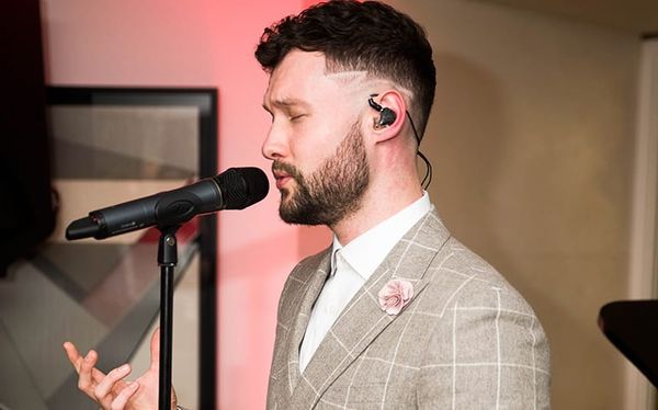 Calum Scott performs at Gay Times chairman’s 50th birthday