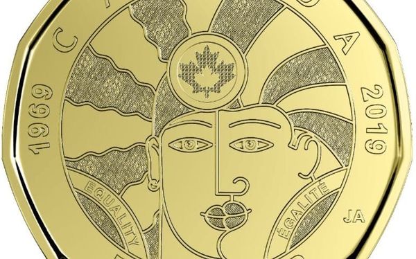 Canada unveils special coin marking the 50th anniversary of its decriminalisation of gay sex