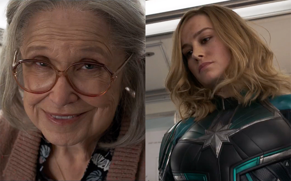 Brie Larson punches a pensioner in the first trailer for Captain Marvel