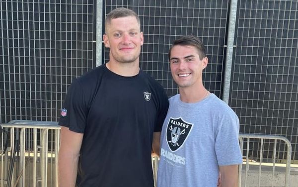 NFL star Carl Nassib is off the dating market: “I met an awesome guy”