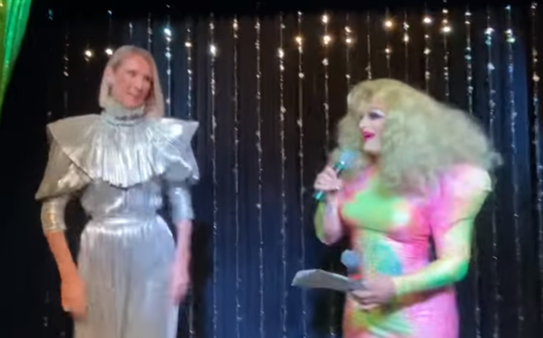 Celine Dion launched her latest album in the presence of many drag queens