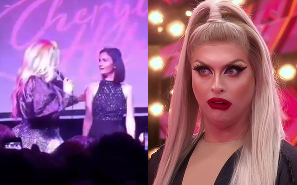 Drag Race star Cheryl Hole calls out audience member for ‘shoving’ her on stage