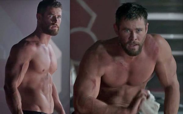Chris Hemsworth’s shirtless scene from Thor: Ragnarok has finally hit the internet…