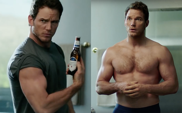 Chris Pratt flaunts ripped body in new Super Bowl ad