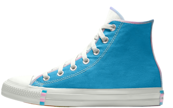 Converse releases new Pride range featuring trans flag for first time