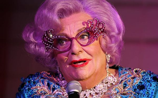 Dame Edna creator defends anti-trans remarks as “grotesquely interpreted”