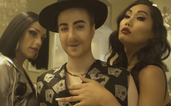 Danielle Alexa gets ready for a night out with drag queens Laganja Estranja and Gia Gunn in video for Spin In Circles