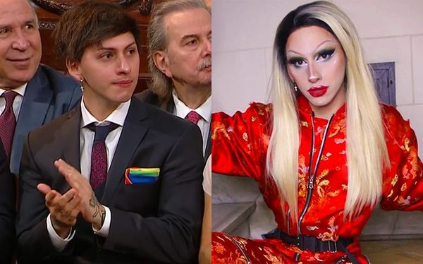 Argentina president’s drag queen son wore a rainbow flag to inauguration