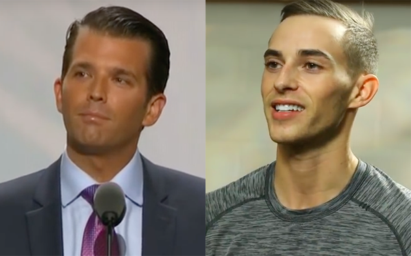 Donald Trump Jr. attacks out figure skater Adam Rippon on Twitter