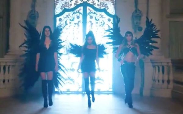 Ariana Grande, Miley Cyrus and Lana Del Rey join forces in video teaser for Don’t Call Me Angel