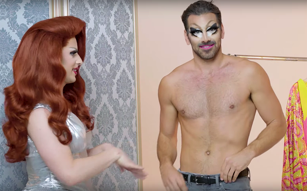 Drag Race star Miz Cracker gives Nyle DiMarco a sickening drag makeover