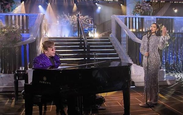 Dua Lipa helps raise over $3 million for Elton John’s AIDS charity