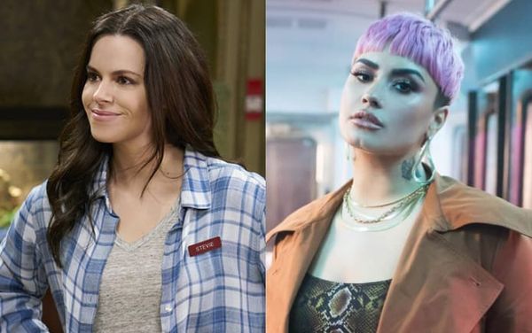 Schitt’s Creek star Emily Hampshire says Demi Lovato slid into her DMs