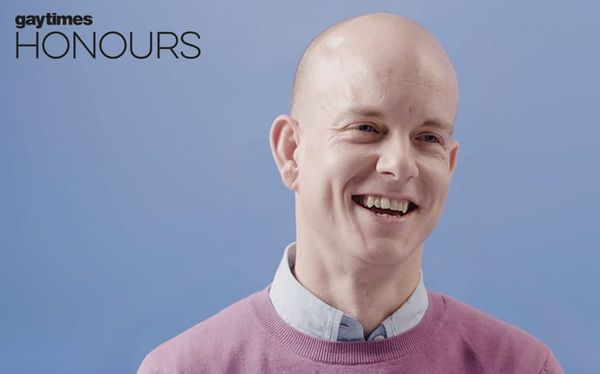 Euan Sutherland is the recipient of the Antony Grey Gay Times Honour