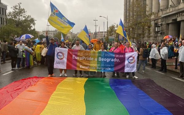 Serbian police clash with anti-LGBTQ+ protesters during EuroPride march