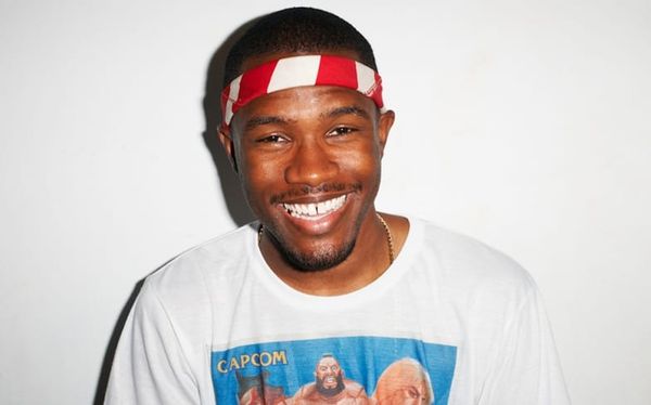 Frank Ocean sparkles in a skirt on the cover of 032c magazine