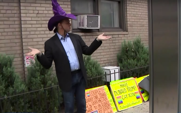 Gay man assaulted in Manhattan with his own pro-LGBTQ protest sign