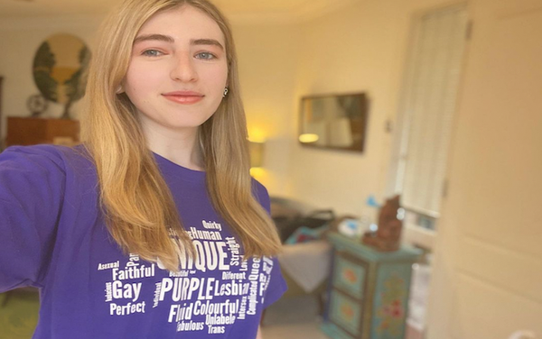 Neighbours star Georgie Stone receives Order of Australia award for supporting trans youth