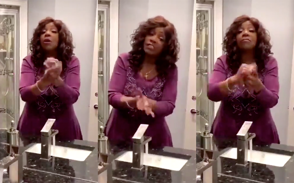 Gloria Gaynor goes to war with coronavirus by washing her hands and singing I Will Survive