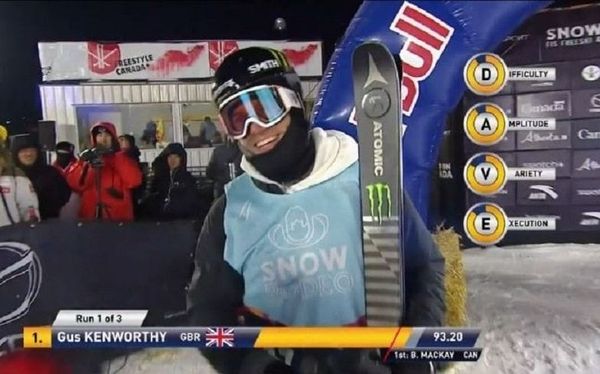 Gus Kenworthy becomes first Team GB athlete to win gold at World Cup halfpipe