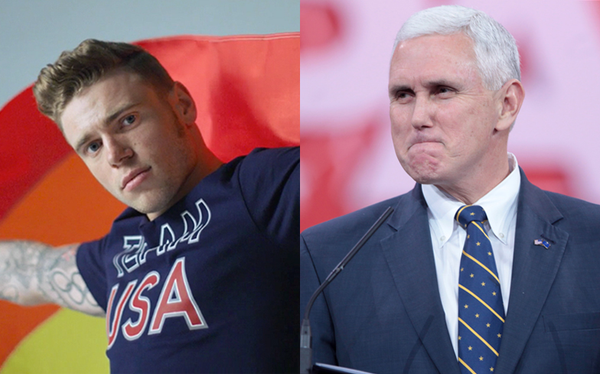 Gus Kenworthy just threw some epic shade at Mike Pence…