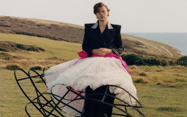 Harry Styles breaks down fashion barriers on the new cover of US Vogue