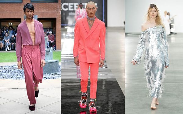 Edward Crutchley, Art School and Iceberg at LFWM SS20