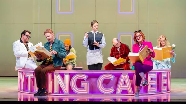 All-star cast bring Sondheim’s final musical Here We Are to the National Theatre – review