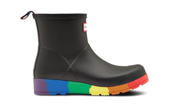 Hunter unveil their new Pride edition PLAY boot that will help five LGBTQ charities