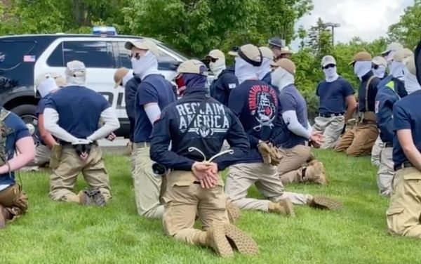31 white supremacists were arrested for attempting a riot at an Idaho LGBTQ+ Pride event