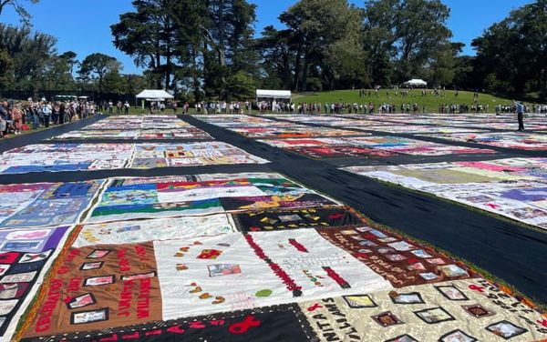 San Francisco displays AIDS Memorial Quilt to honour 35th anniversary