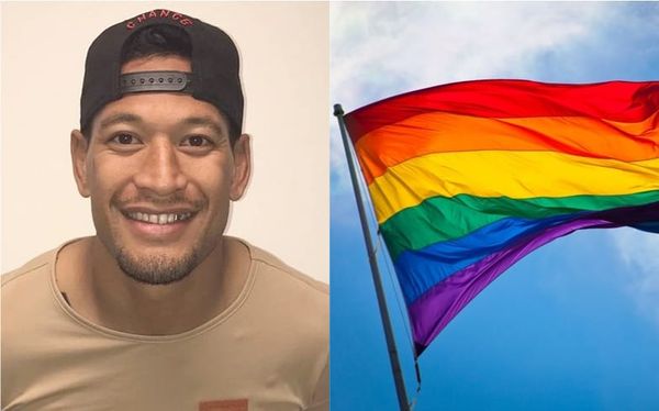 Protesters made to remove rainbow flags at Israel Folau’s Catalan debut