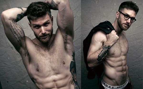 Ripped comedian Joel Dommett bares it for the Gay Times camera lens