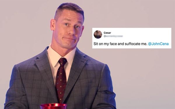 John Cena reads thirsty tweets from gay fans, and they’re outrageous