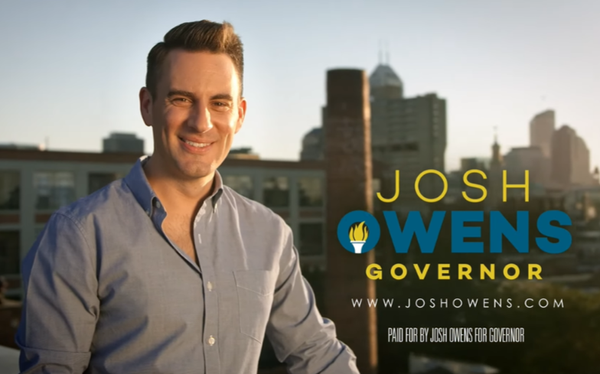 Josh Owens is the first gay man to run to be the Governor of Indiana