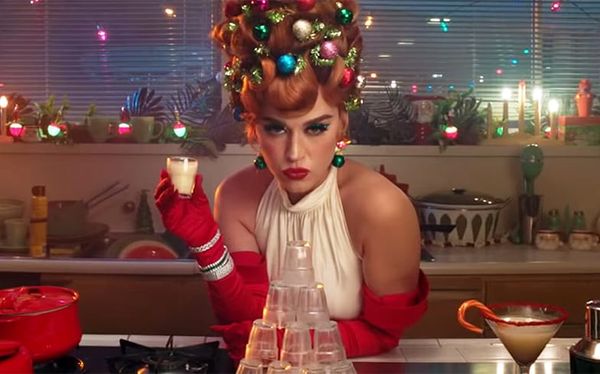 Katy Perry has a Cozy Little Christmas in quirky festive music video