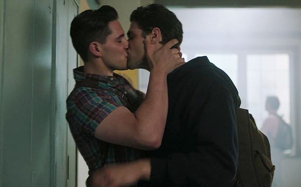 Kevin and Moose had their first kiss in public on Riverdale this week