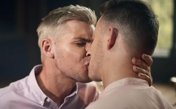 Kieron Richardson kisses husband as he calls out anti-gay Hollyoaks viewers