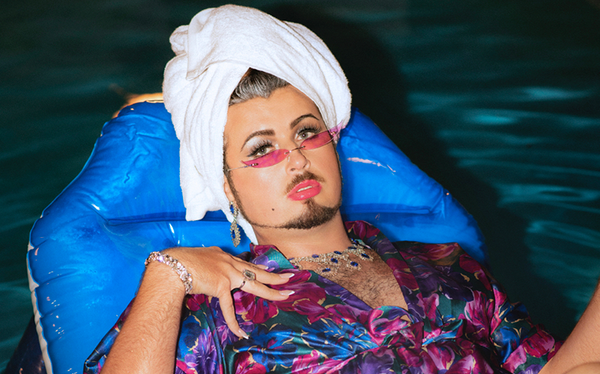 Kodi James plays an androgynous Elizabeth Taylor in debut music video